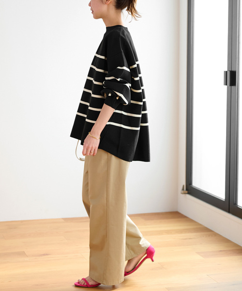 「JOURNAL STANDARD relume」 長袖ニット FREE ブラック系その他 レディースの画像4