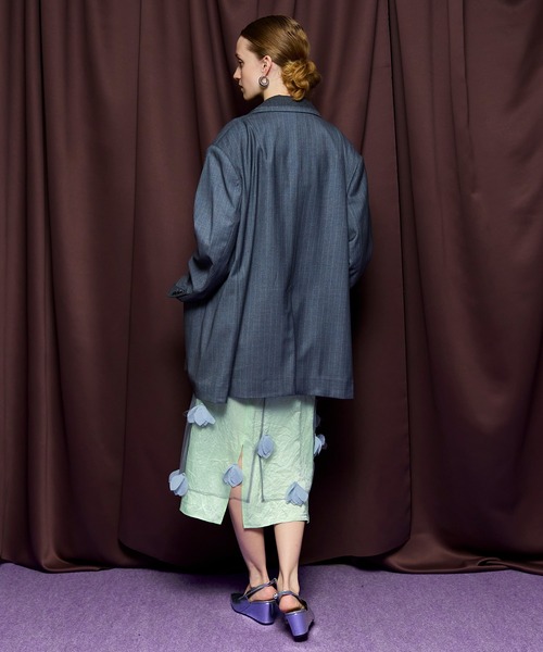 スカート Sheer Floral Layered Skirt/シアーフラワーレイヤードスカートの画像