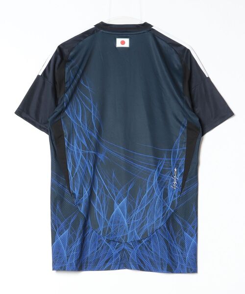 「Y-3」 半袖Tシャツ MEDIUM ブルー メンズの画像