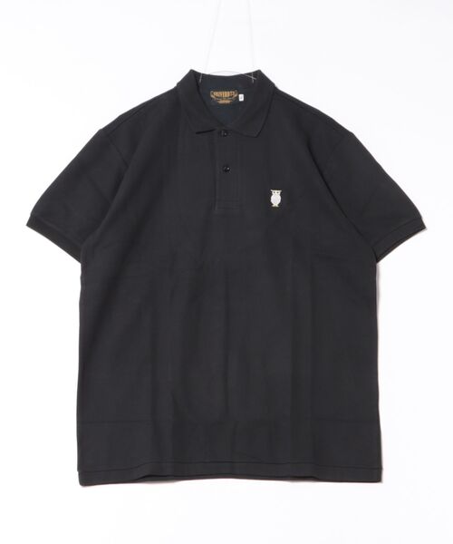 HOUSTON（ヒューストン） ポロシャツ 「HOUSTON」EMB POLO SHIRT CRAB