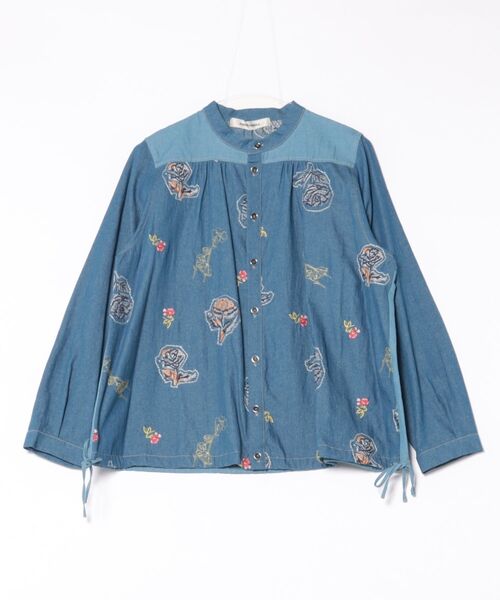 SUPER HAKKA（スーパーハッカ） ブラウス シャツ ライトオンスデニム