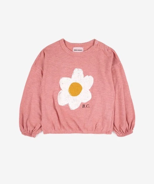 「BOBO CHOSES」 「KIDS」長袖カットソー 24M ピンク キッズ_画像3