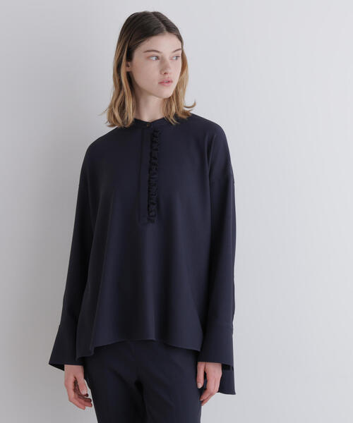 LE PHIL（ル フィル） ブラウス シャツ 2WAYツイルドレープブラウス