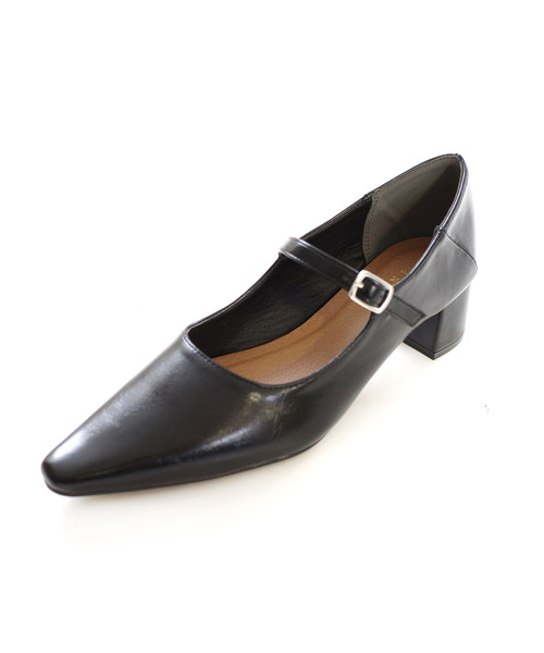 「AmiAmi」 パンプス M ホワイト×ブラック レディース_画像6