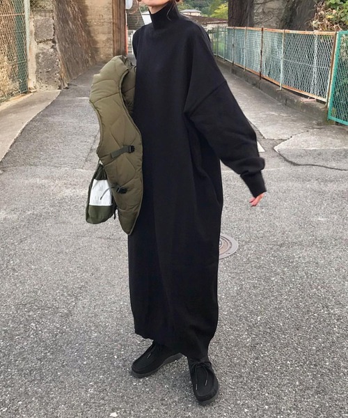 「HANNE」 ニットワンピース フリー アイボリー レディース_画像7