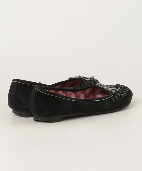 「Beverly Feldman」 フラットパンプス US6.5 ブラック レディース_画像2