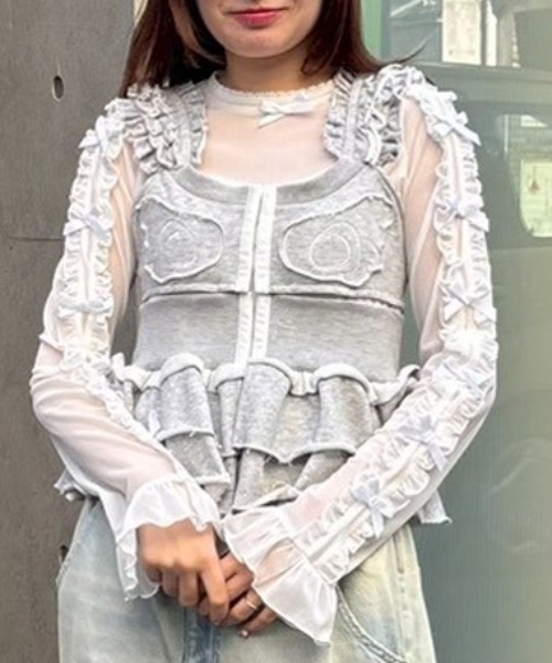 Candy Stripper（キャンディーストリッパー） 2WAY CORSET ビスチェ