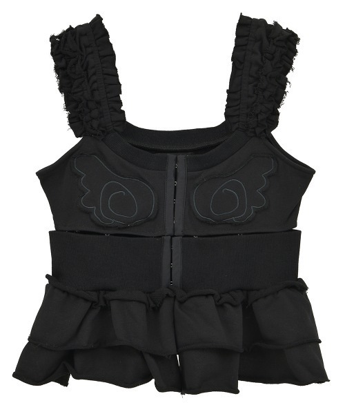 CANDY STRIPPER ブラックキャミソール　ビスチェ　 サイズ2 Candy Stripper（キャンディーストリッパー） 2WAY CORSET ビスチェ