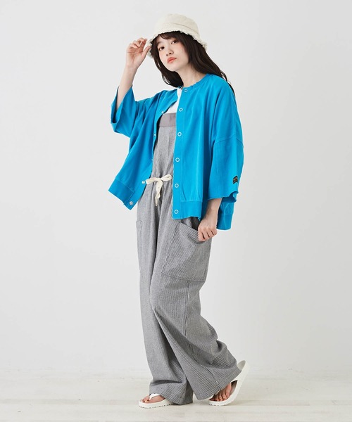 「CUBE SUGAR」 オーバーオール M グレー レディース_画像2