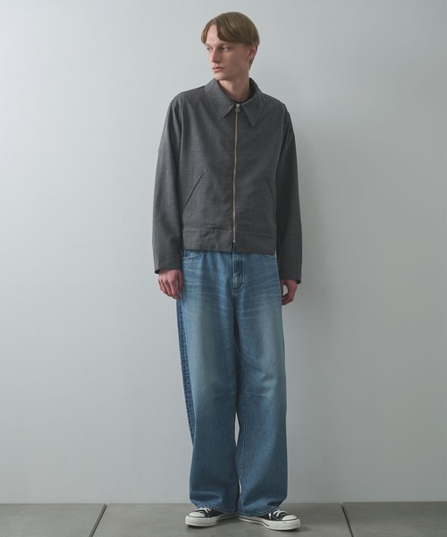 JieDa（ジエダ） ブルゾン アウター 「Jieda/ジエダ」STRIPE ZIP