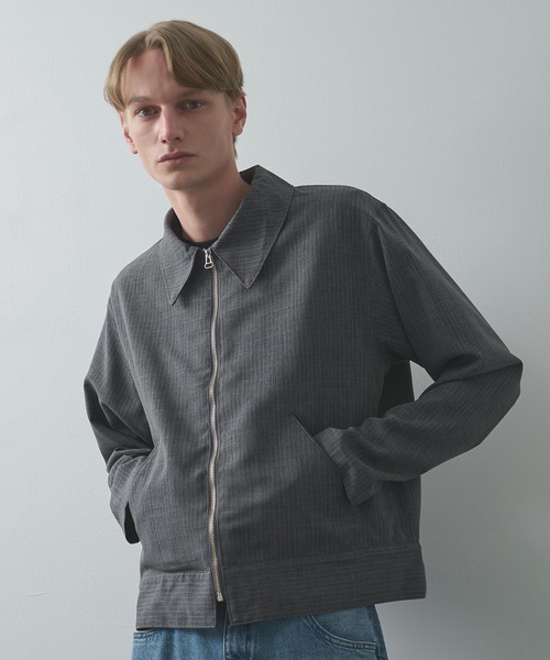 JieDa（ジエダ） ブルゾン アウター 「Jieda/ジエダ」STRIPE ZIP