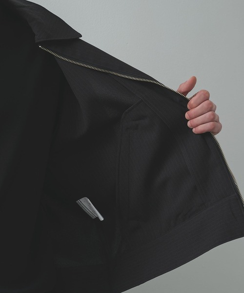 JieDa（ジエダ） ブルゾン アウター 「Jieda/ジエダ」STRIPE ZIP