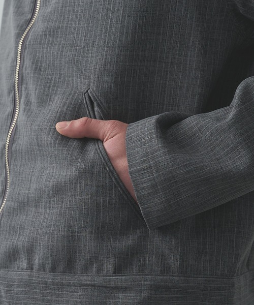 JieDa（ジエダ） ブルゾン アウター 「Jieda/ジエダ」STRIPE ZIP