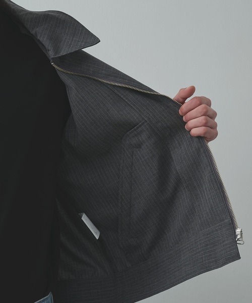 JieDa（ジエダ） ブルゾン アウター 「Jieda/ジエダ」STRIPE ZIP