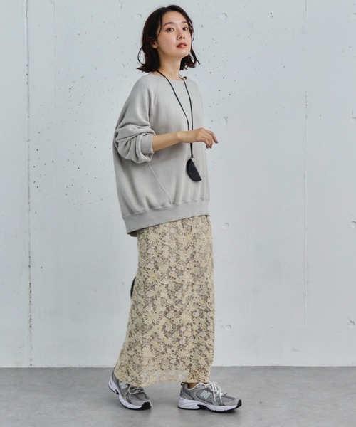 「DOUX ARCHIVES」 スウェットカットソー 38 ブラウン レディース_画像7