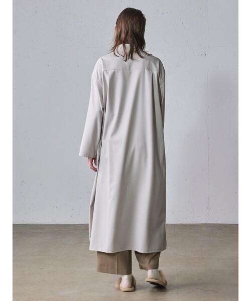 「MIDIUMISOLID」 長袖ワンピース FREE ブラック レディース_画像8