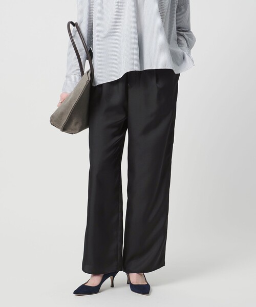 ユナイテッドUNITED ARROWS ボトムス　パンツ　ウール　シルク含　美品 UNITED ARROWS（ユナイテッドアローズ） パンツ シルクライク イージー