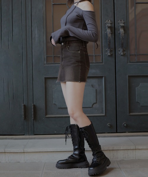 「Mili affinity」 ミニスカート FREE ブラック レディース_画像5