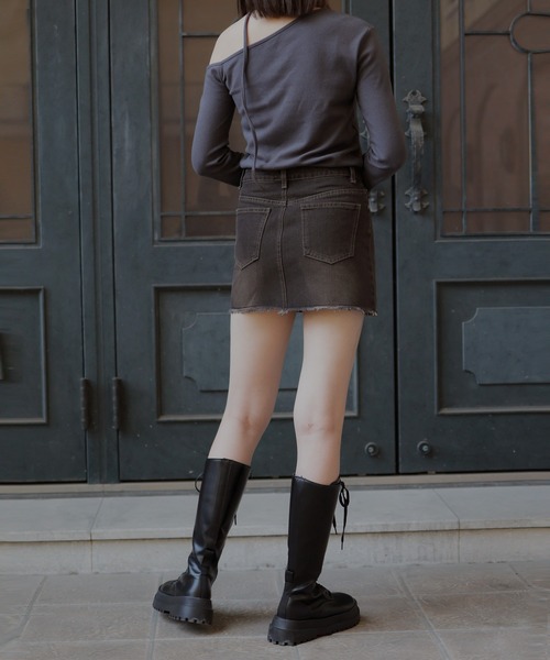 「Mili affinity」 ミニスカート FREE ブラック レディース_画像6