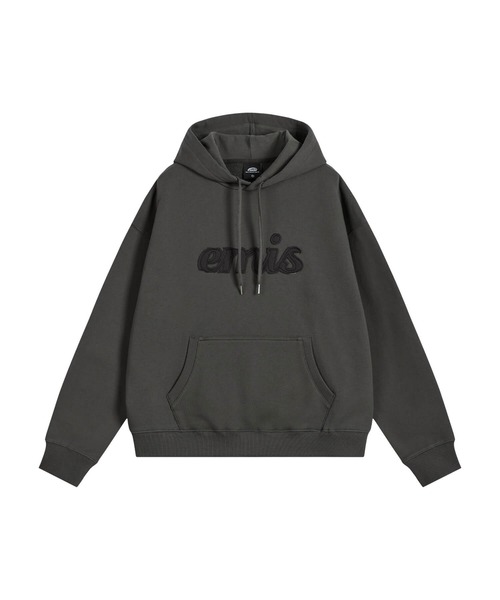 emis トレーナー スウェット COLOR-BLOCK APPLIQUE HOODIE レディース 