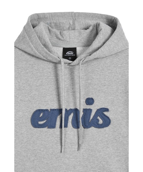 emis トレーナー スウェット COLOR-BLOCK APPLIQUE HOODIE レディース 