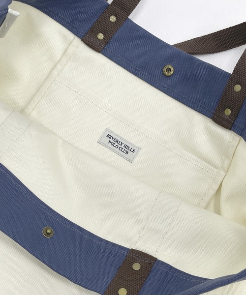 「BEVERLY HILLS POLO CLUB」 トートバッグ FREE カーキ レディース_画像7