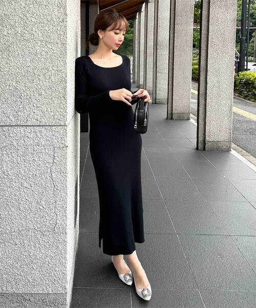 「KOBE LETTUCE」 ニットワンピース M ベージュ レディース_画像10