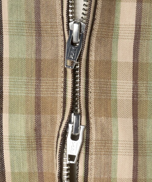 コート ジャケット 「LOEFF」チェック スイングトップ MENS メンズの画像