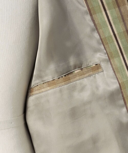 コート ジャケット 「LOEFF」チェック スイングトップ MENS メンズの画像