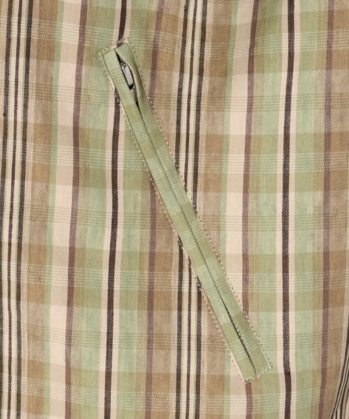 コート ジャケット 「LOEFF」チェック スイングトップ MENS メンズの画像