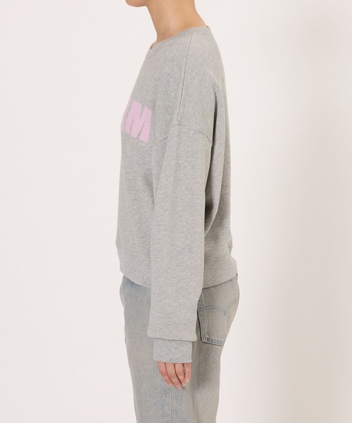 「BABYLONE」 「+81BRANCA」スウェットカットソー フリー ブラック レディース_画像3