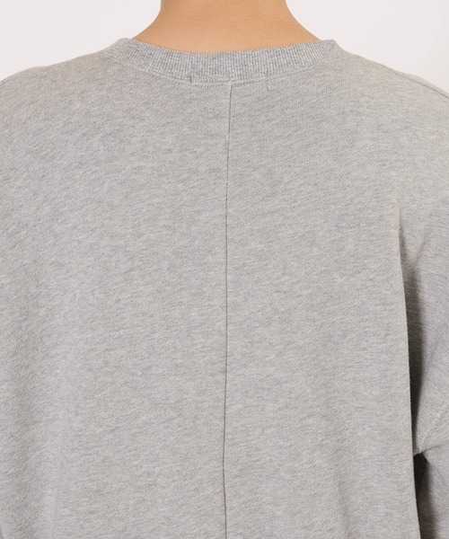 「BABYLONE」 「+81BRANCA」スウェットカットソー フリー ブラック レディース_画像5