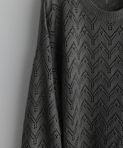 「remer」 長袖ニット SMALL アイボリー メンズ_画像5