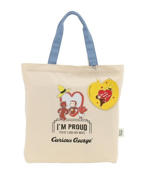 ✨お値下げ！！✨早い者勝ちきらさポール&ジョー　ディズニー　トートバッグ SAC'S BARJean（サックスバージーン） トートバッグ 「Curious George