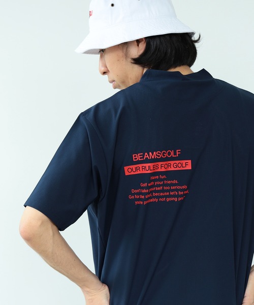 BEAMS GOLF（ビームス ゴルフ） 半袖Tシャツ MEDIUM ネイビー メンズ