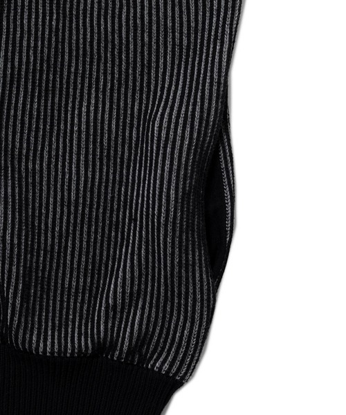 「JUNRED」 長袖ニット L ブラック メンズ_画像8