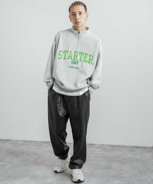 「STARTER」 スウェットカットソー M ブラック メンズ_画像9