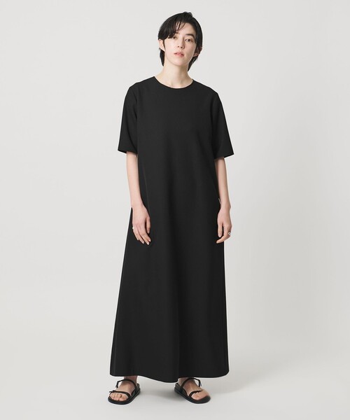 ワンピース 「MARW UNITED ARROWS」5分袖 ベーシック ロング ワンピースの画像