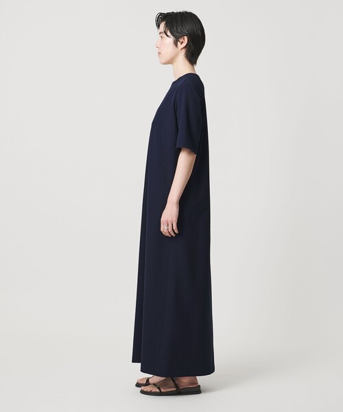 ワンピース 「MARW UNITED ARROWS」5分袖 ベーシック ロング ワンピースの画像
