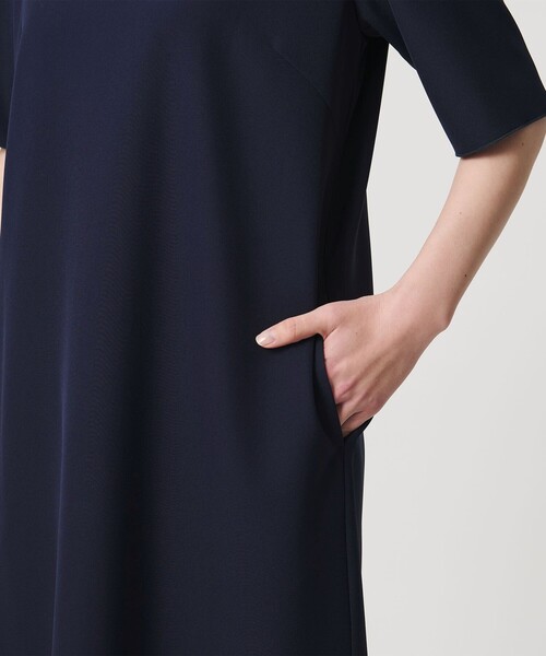 ワンピース 「MARW UNITED ARROWS」5分袖 ベーシック ロング ワンピースの画像