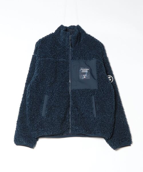 A BATHING APE ネイビー ジップアップジャケット AAPE BY A BATHING APE（エーエイプバイアベイシングエイプ） ブルゾン