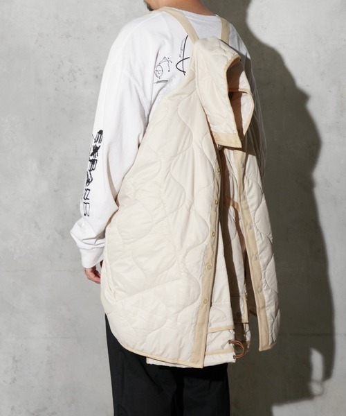 ダウンジャケット ダウン PHINGERIN / フィンガリン FUTON QUILT COAT (PD-252-JK-071) メンズ レディースの画像