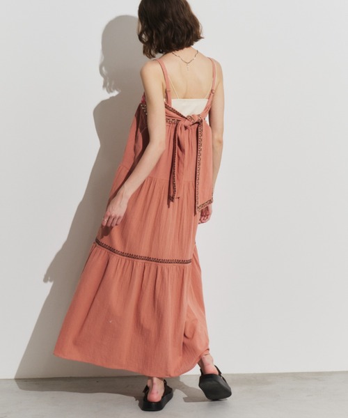 ワンピース sun Unitage（ユニテージ） ワンピース ティアード刺繍sun dress