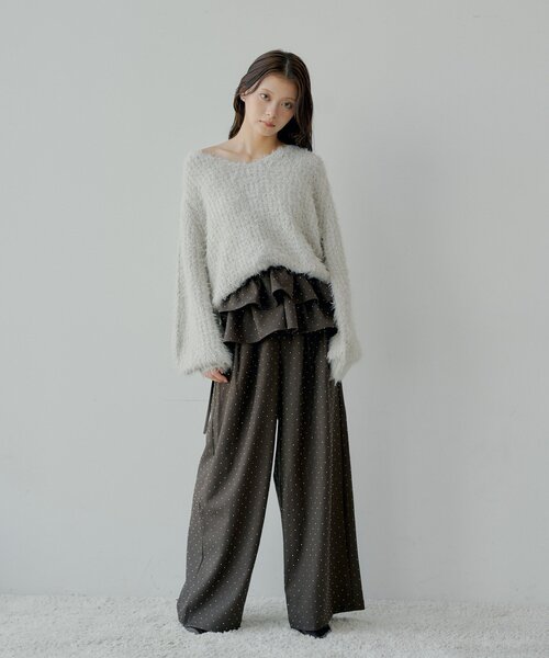 Chico（チコ） パンツ FREE グレー系その他2 レディース : ZOZOTOWN
