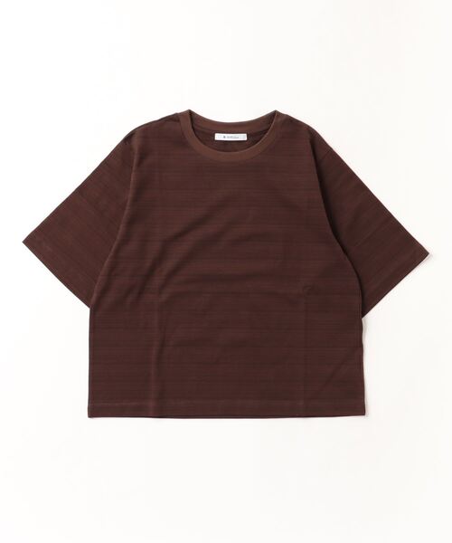 「SHIPS Days」 半袖Tシャツ ONE SIZE ブラウン レディース_画像2