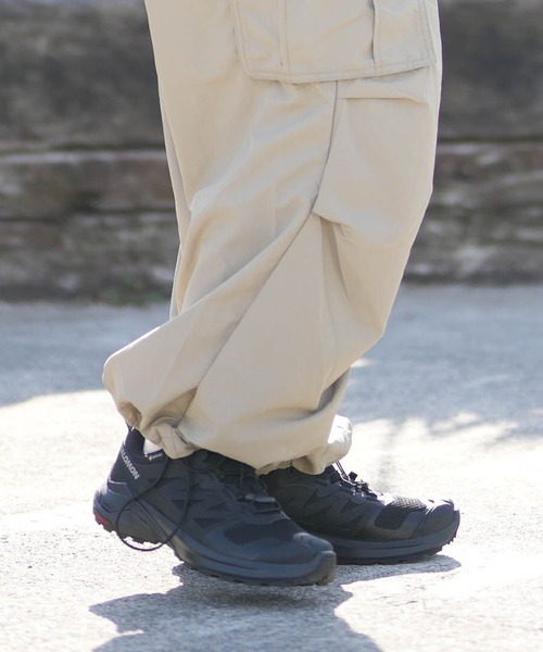 SALOMON（サロモン） ローカットスニーカー 24.5cm ブラック×ブラック