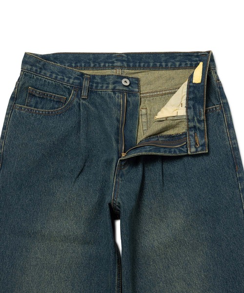 「JUNRED」 デニムパンツ S サックスブルー メンズ_画像8