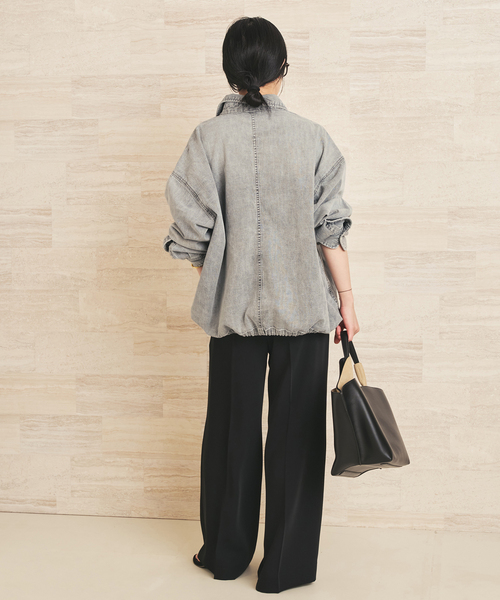plage（プラージュ） ブラウス シャツ ballon denim シャツ レディース 