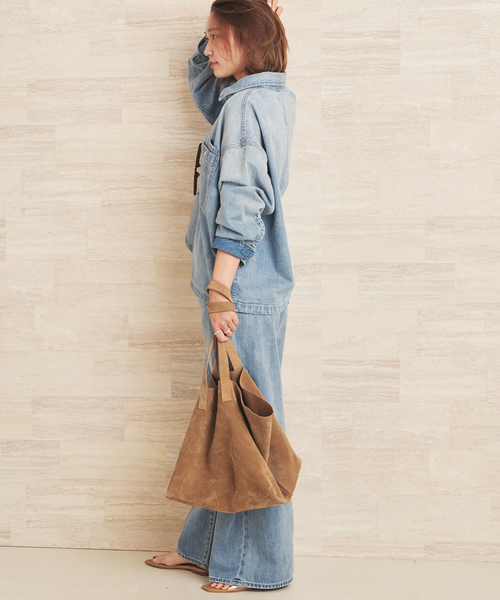 plage（プラージュ） ブラウス シャツ ballon denim シャツ レディース