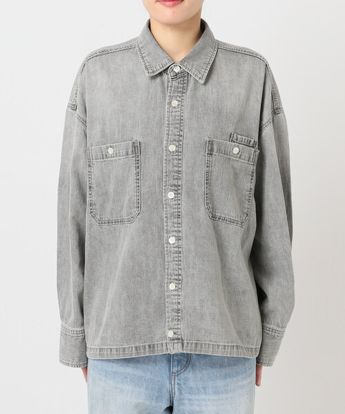 Plage ballon denim シャツ plage（プラージュ） ブラウス シャツ ballon denim シャツ レディース